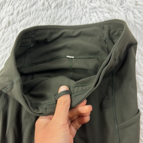 Lululemon Speed Up Crop (21") Dark Olive - Picture 3 of 7